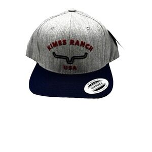 Kimes Ranch Wool Arched Trucker Hat Cap Snapback Mens Cowboy Landman Western NEW
